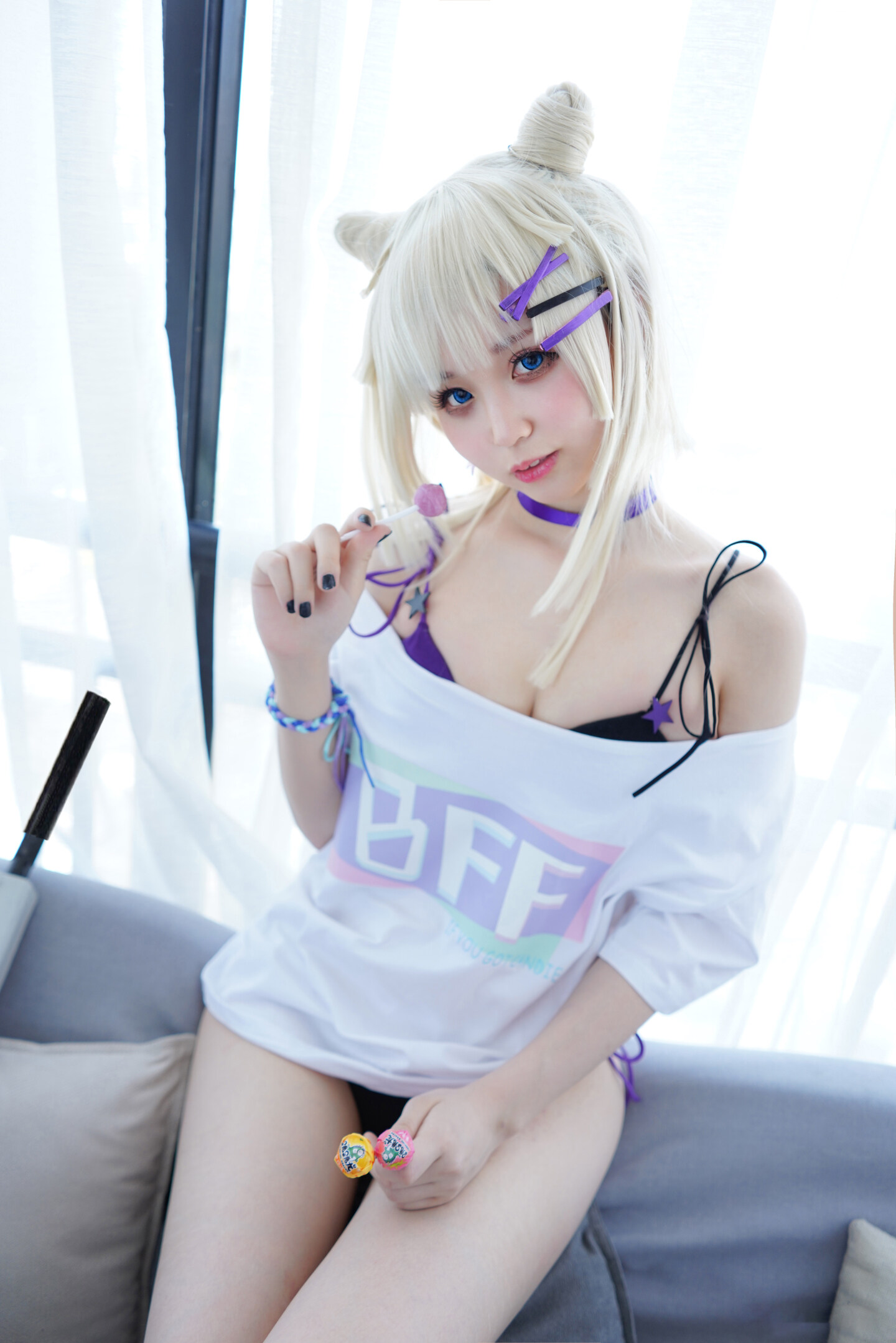 少女前线 aa12无烟棒棒糖cosplay