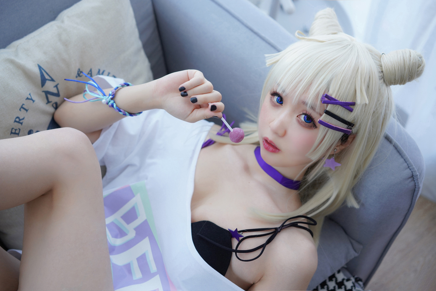 少女前线 aa12无烟棒棒糖cosplay