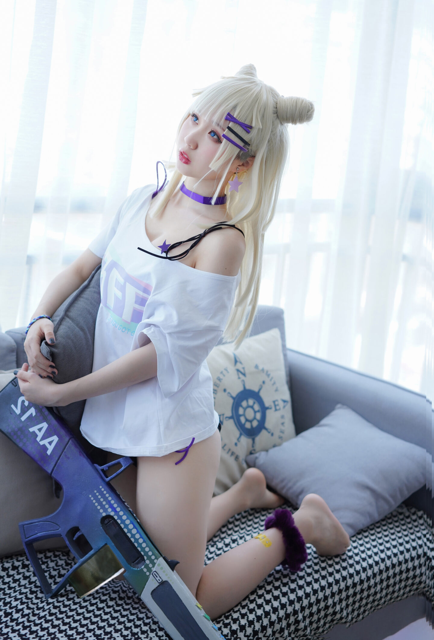 少女前线 aa12无烟棒棒糖cosplay