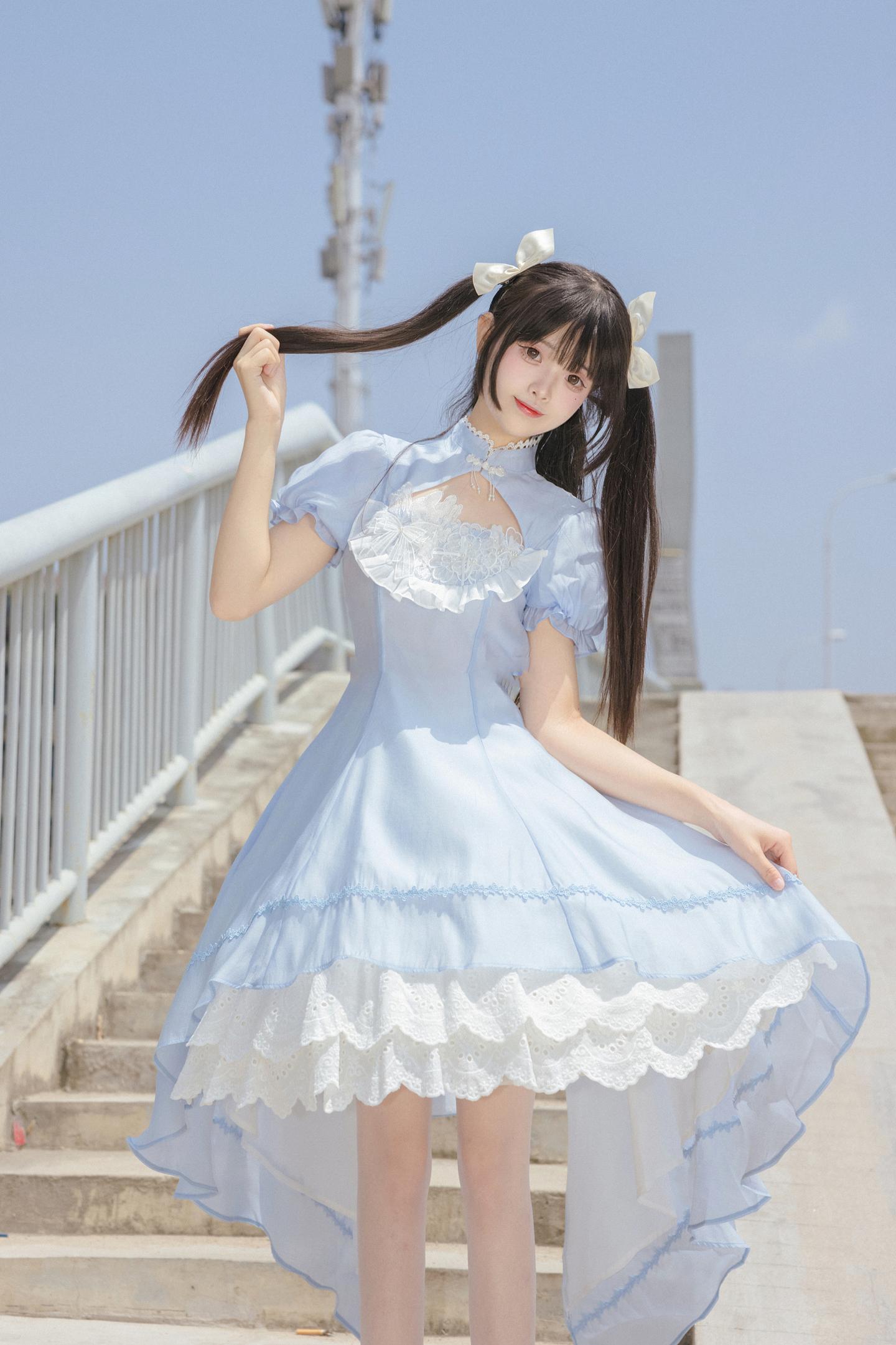 双人 Lolita 装扮，甜度超标