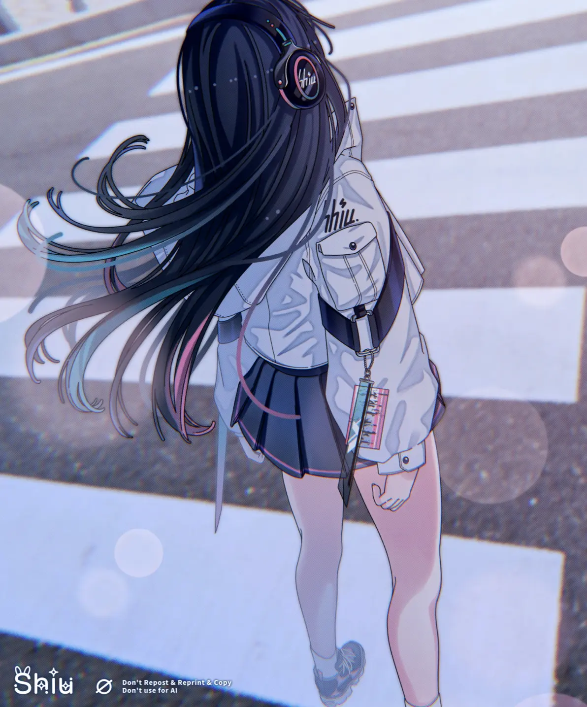 凝视彼方 – 少女背影插画特辑