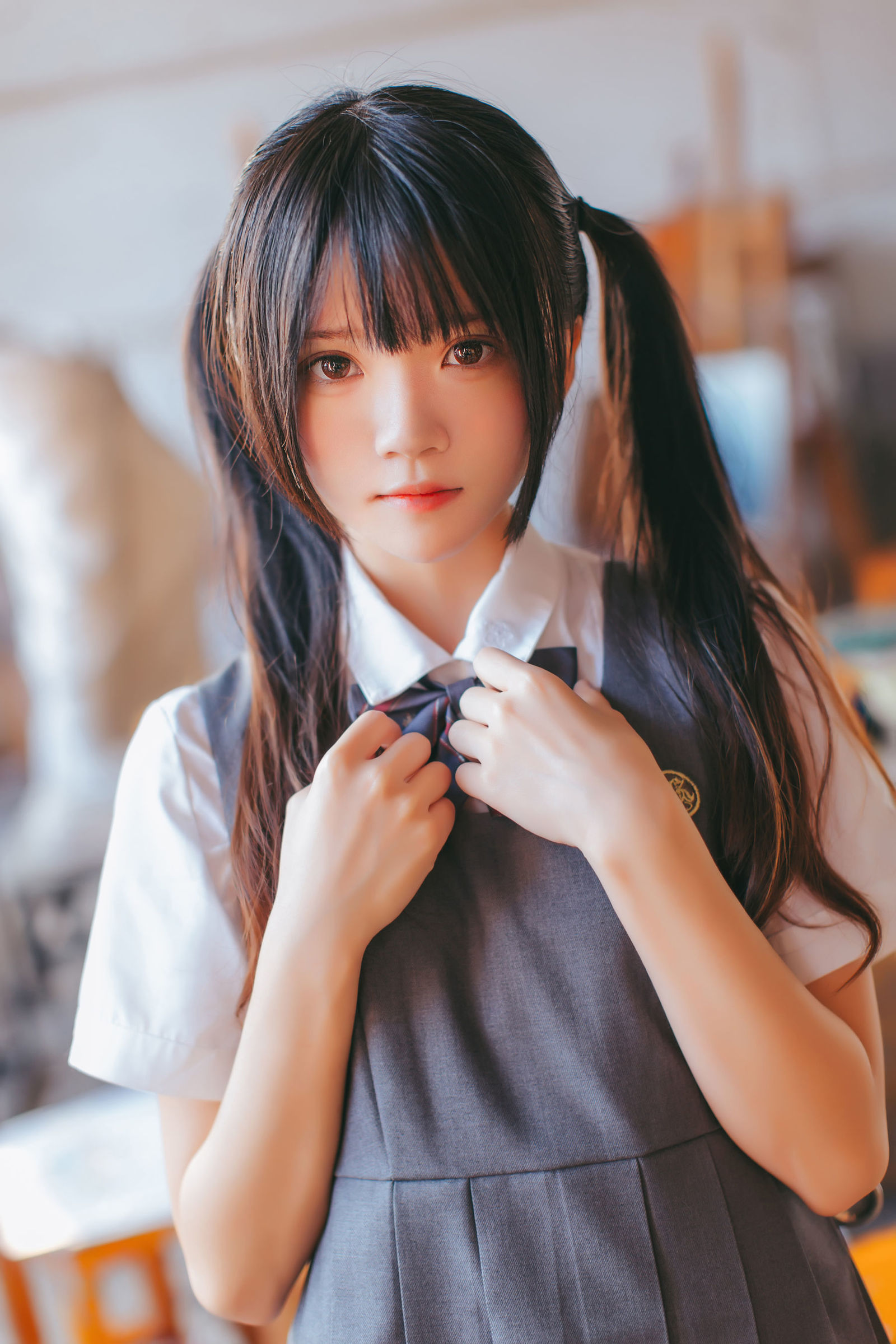 COSPLAY | 桜桃喵 – 画室少女 COS写真